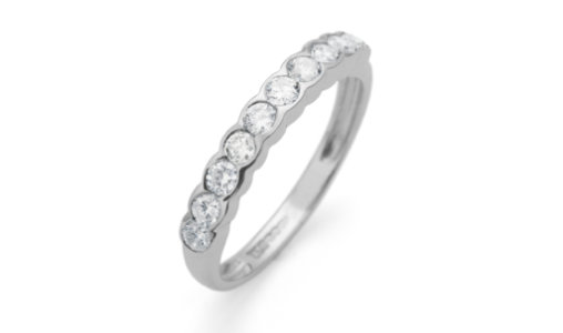 18ct White Gold Diamond Eternity Ring